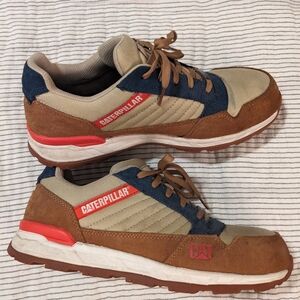 Caterpillar Men's Brown and Blue Casual Shoes